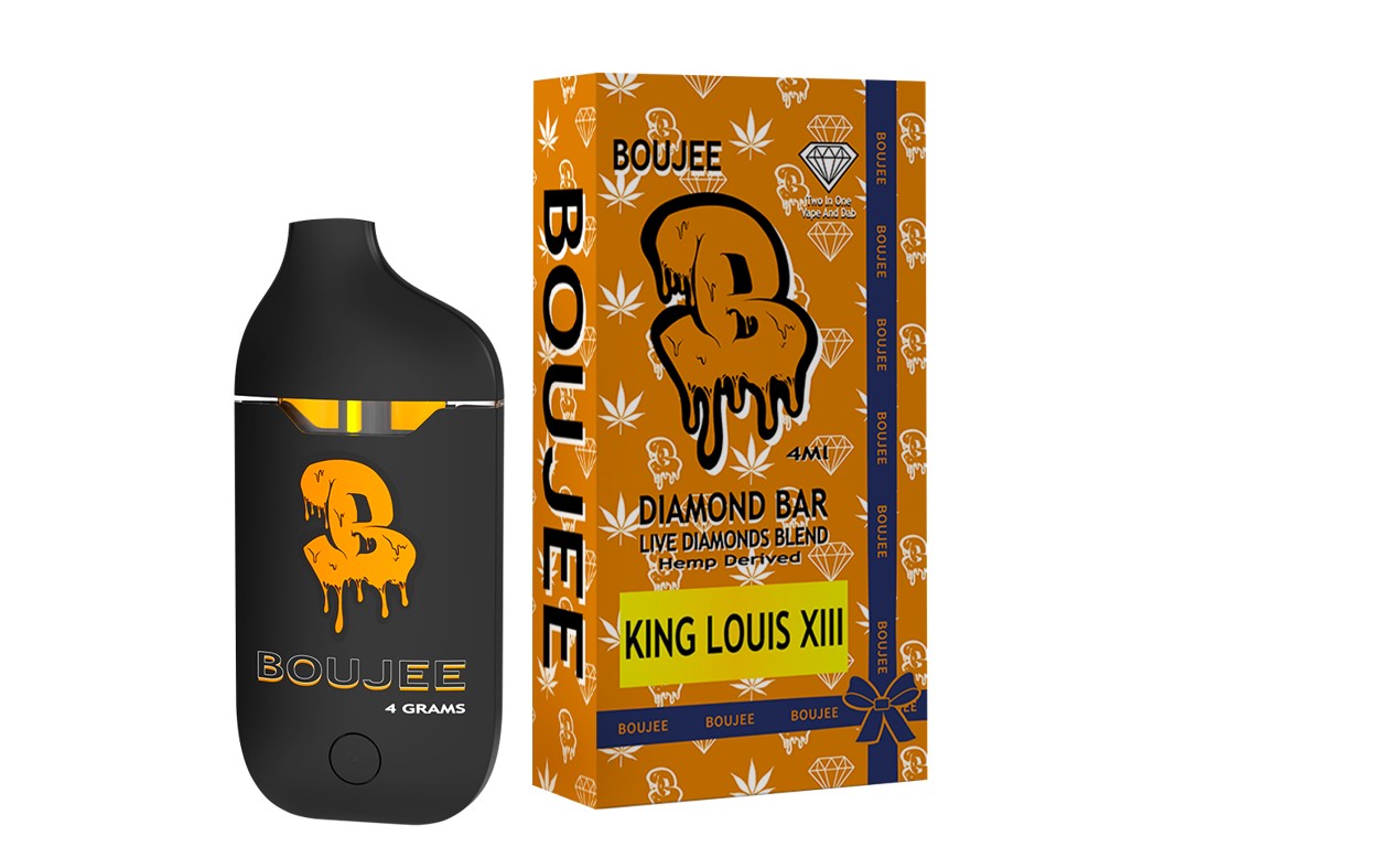 Boujee Diamond Bar 4mL Live Diamonds Disposable Vape - King Louis XIII