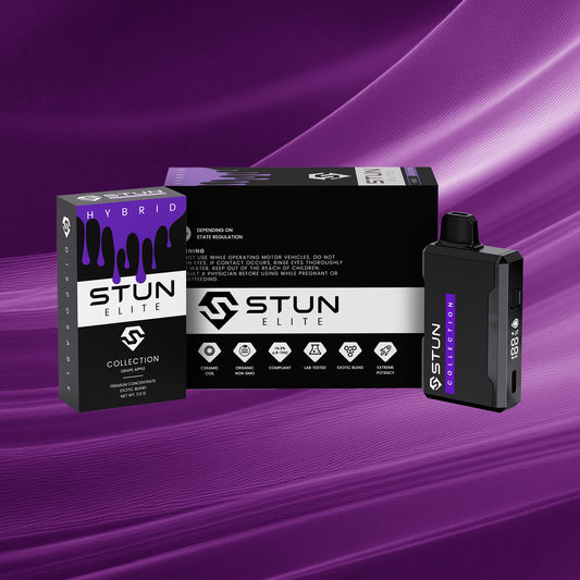 STUN THCP 3.0 g Disposable 5-Pack– Collection (Hybrid) – Grape Apple