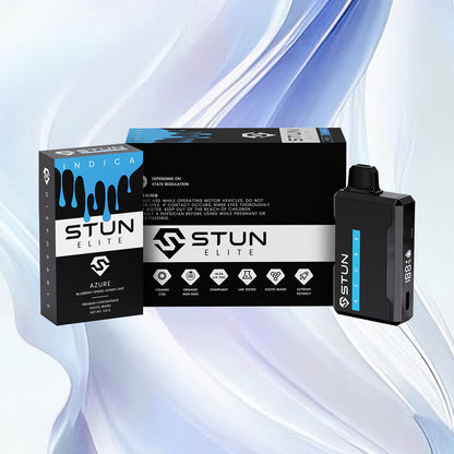 STUN THCA 3.0 g Disposable 5-Pack – Azure (Indica) – Blueberry Upside-Down Cake