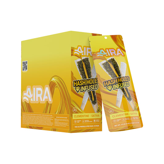 AIRA THCP Prerolls - 2 pc 4g Diamond-infused Hash Holes - Clementine (Sativa)